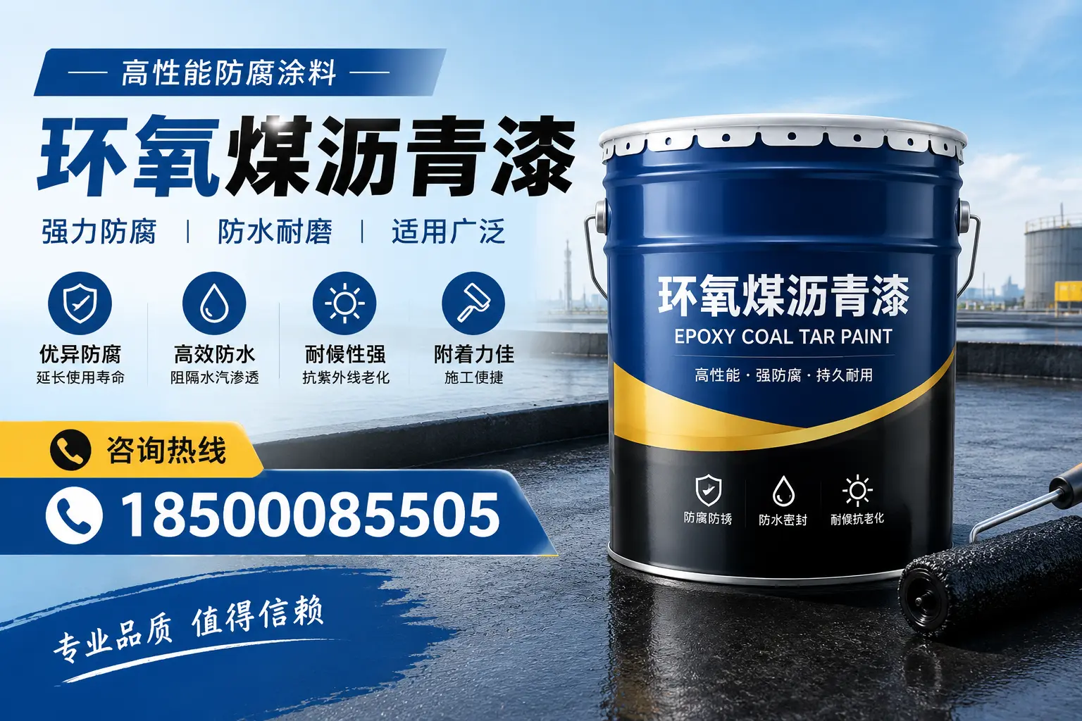 环氧煤沥青漆的主要成分与功能，江汉用户深度了解